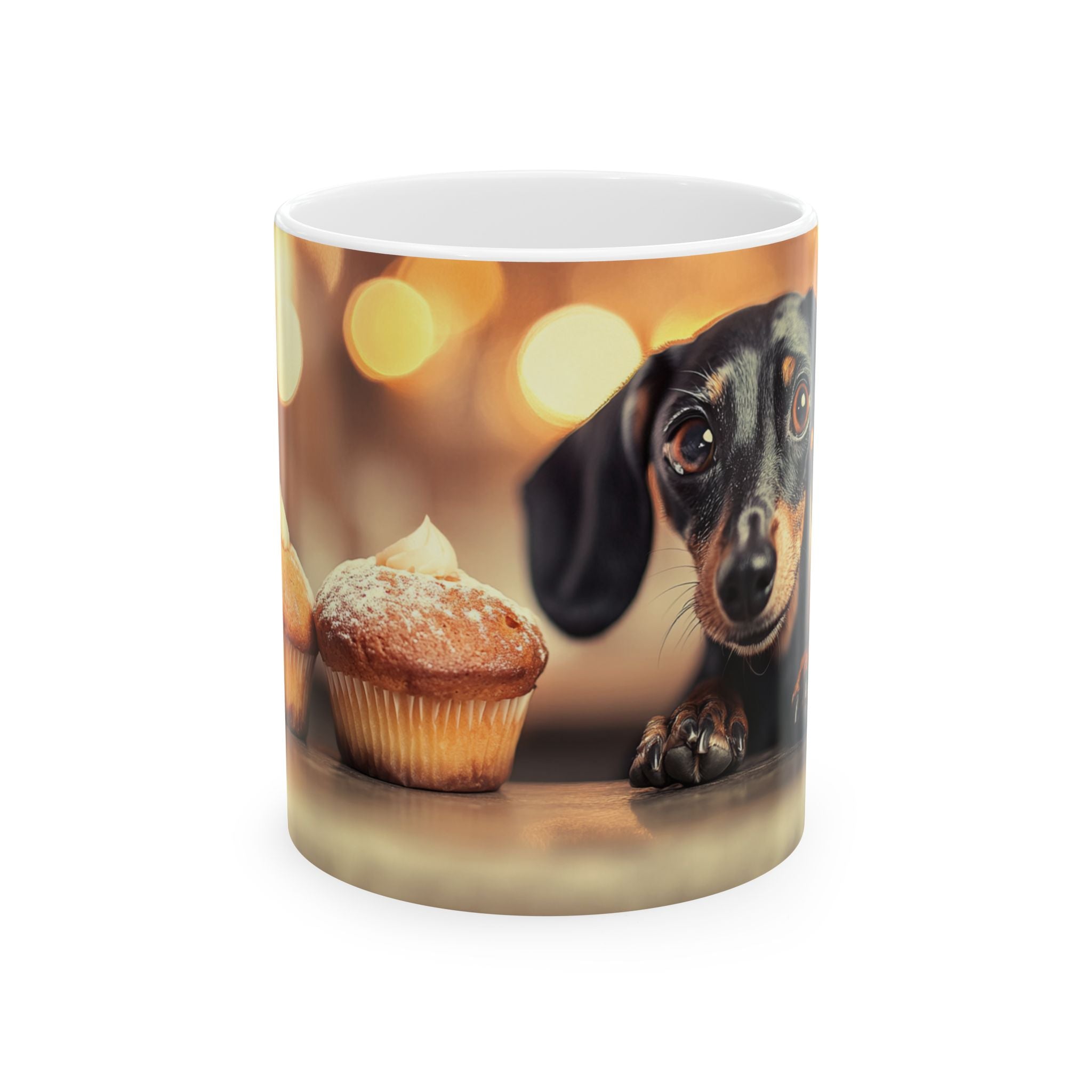 Minature Dachshund Look at Them Cakes Dog Art
