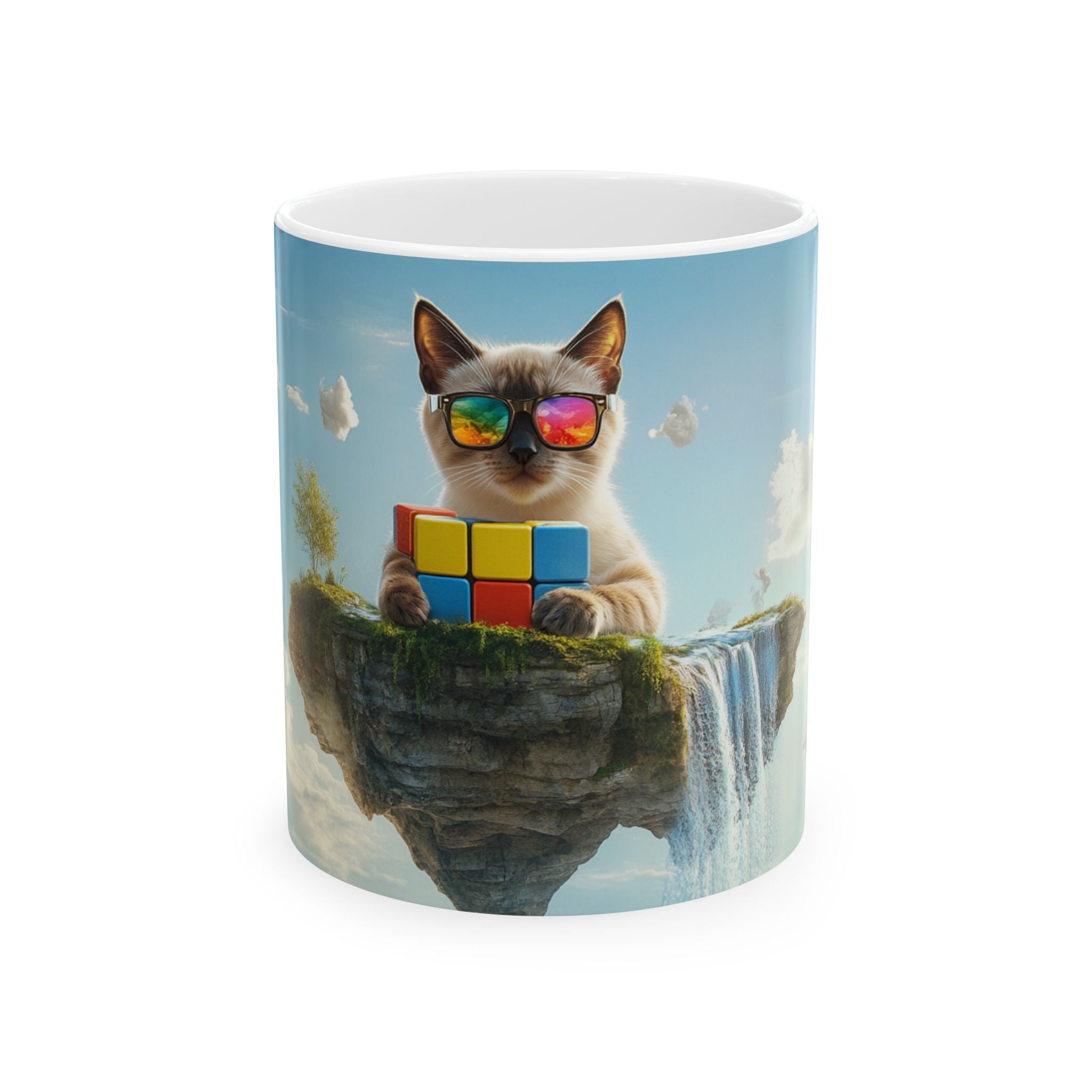 Rubik's Cube Island Cat