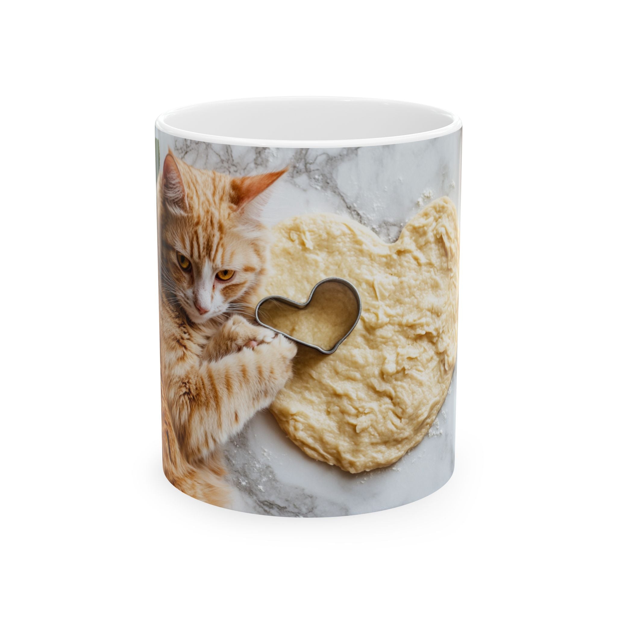 Skookum Heart Shaped Cookies Cat Art