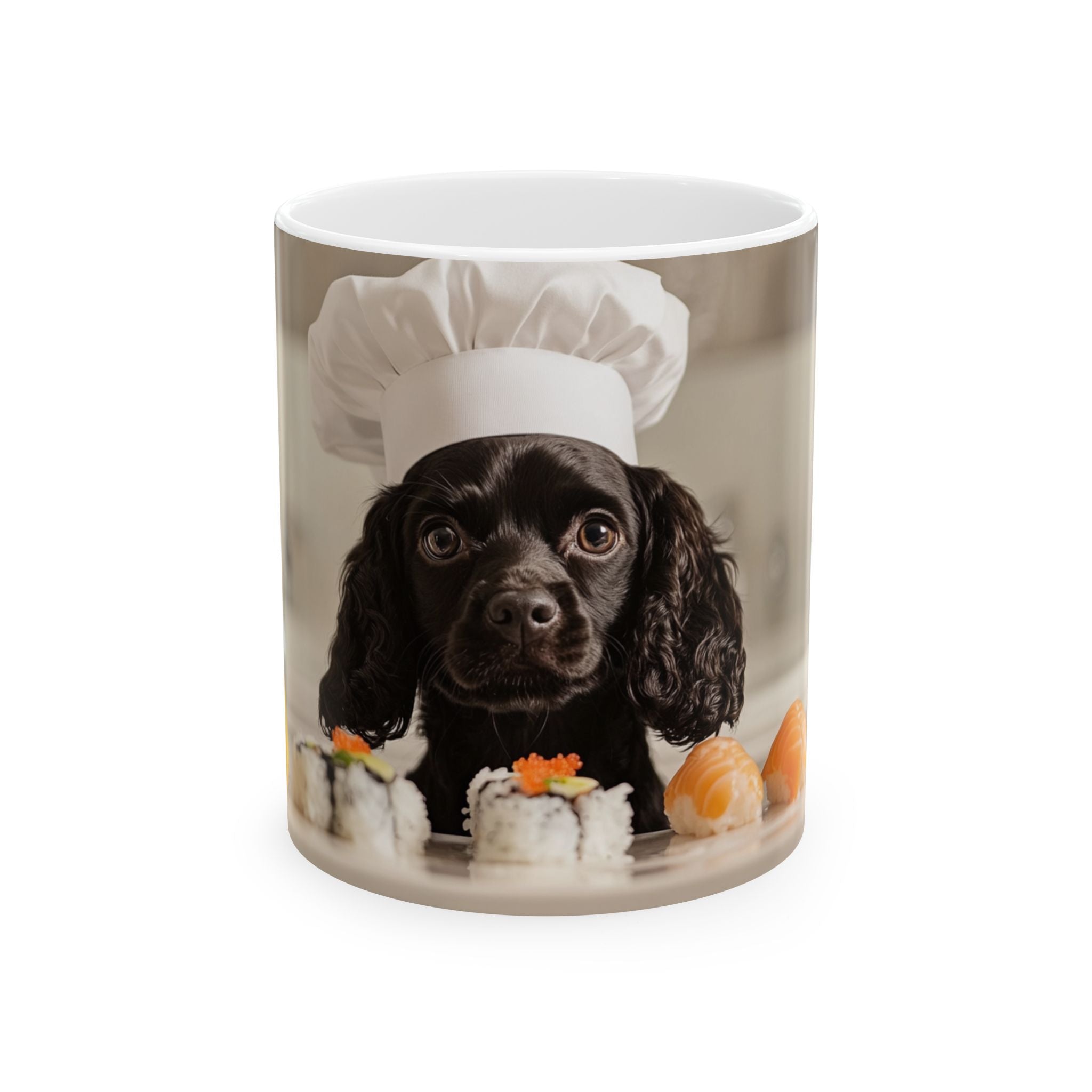 Sussex Spaniel Sushi & Champagne Dog Art