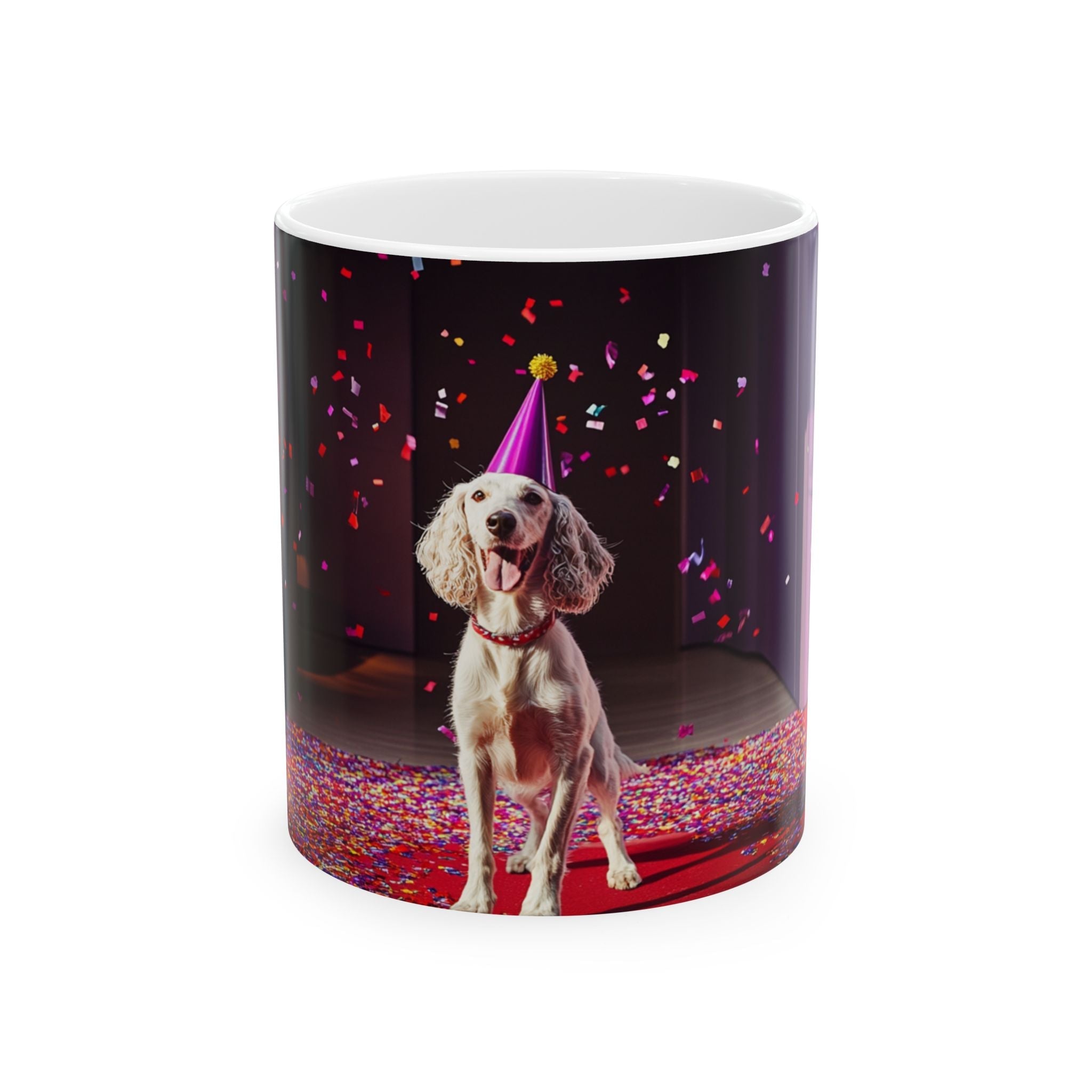 Afghan Hound A Happy Walker. Dog Art