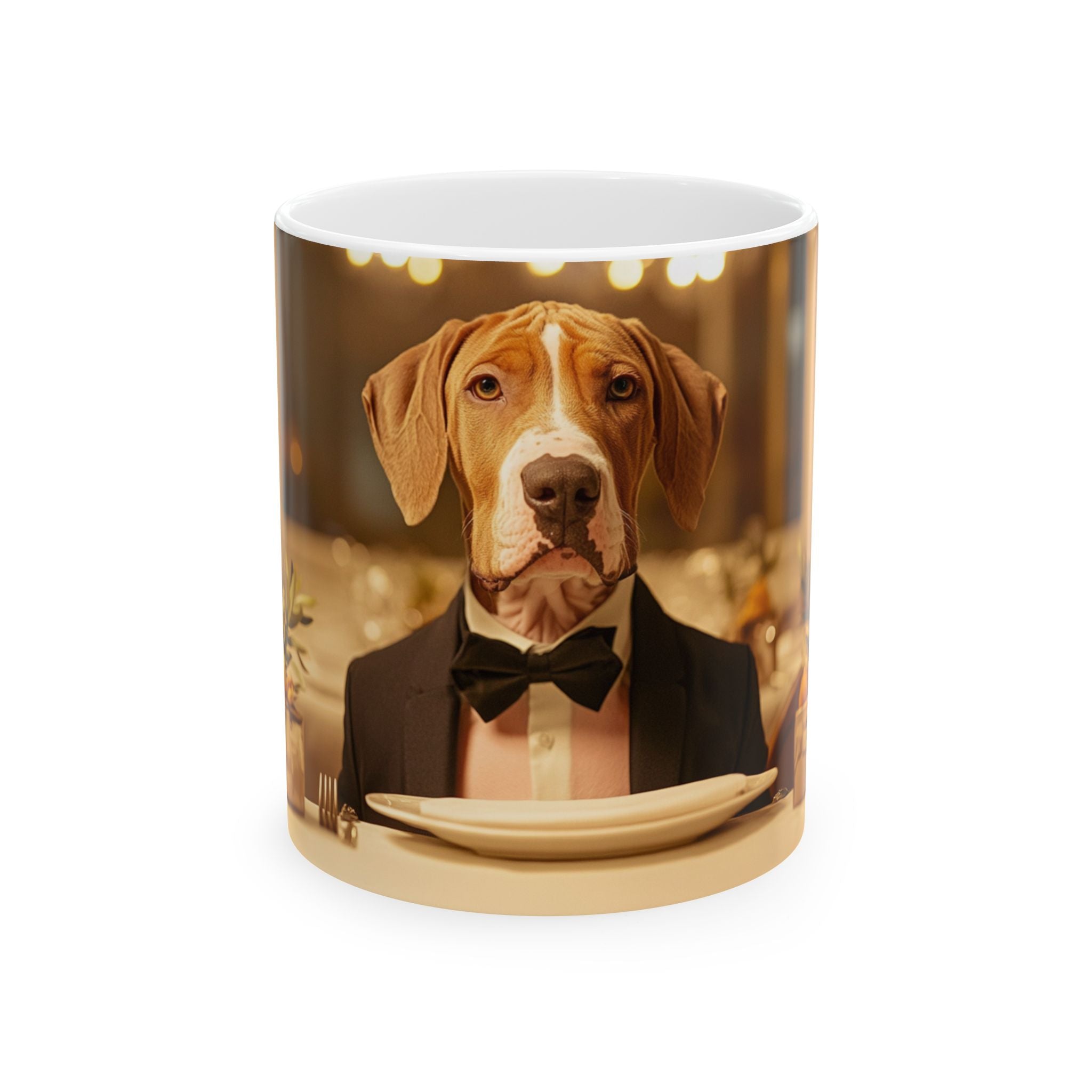 Great Dane, Great Dinner Date Dog Art