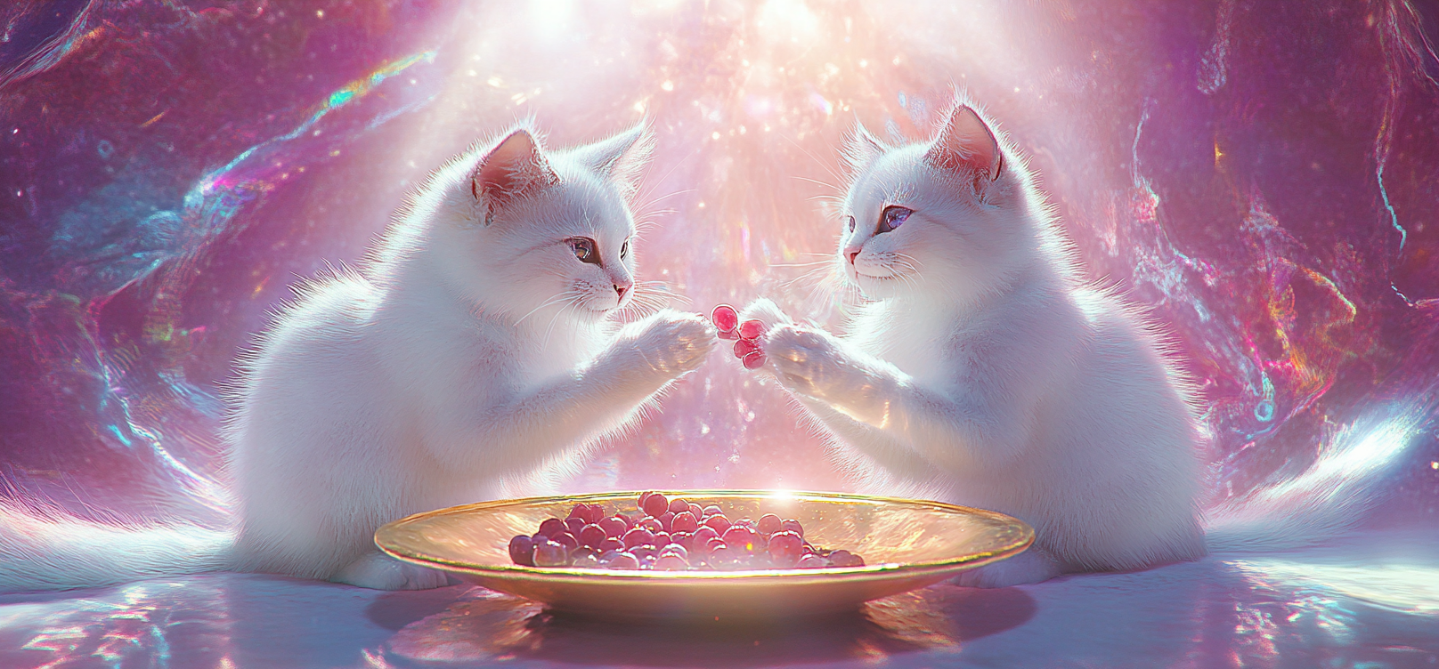Elegant Berry Cats