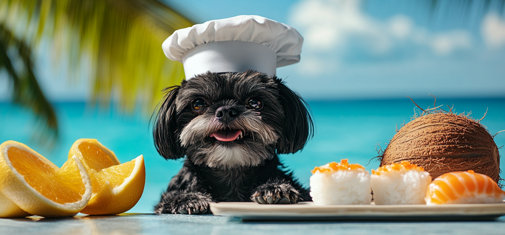 Shih Tzu Chef Slurps A Lot Dog Art